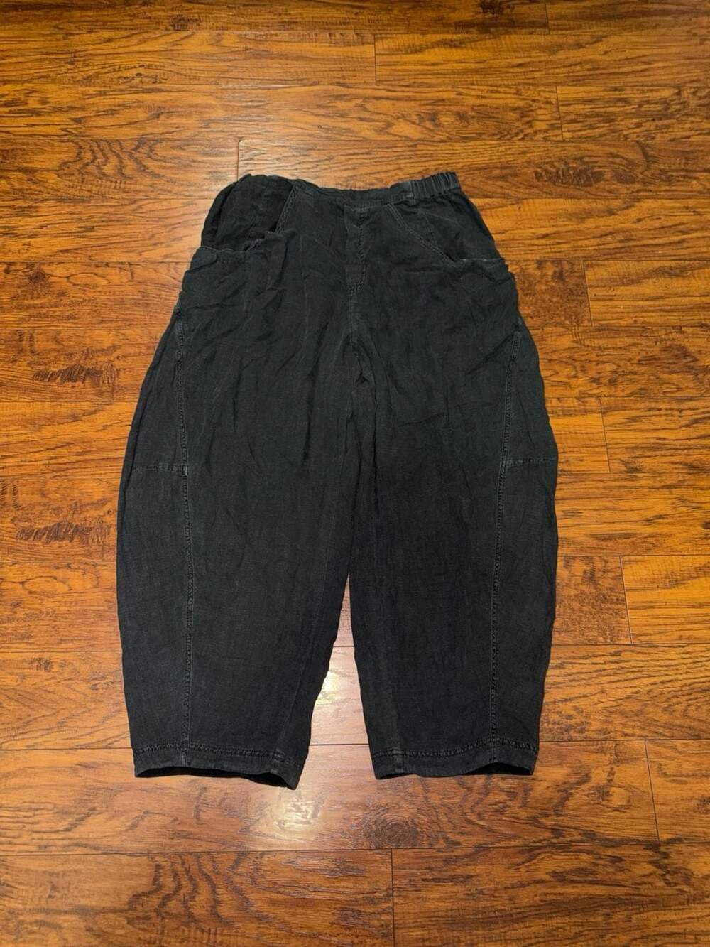 Free People Solid Balloon Jogger Pants Black